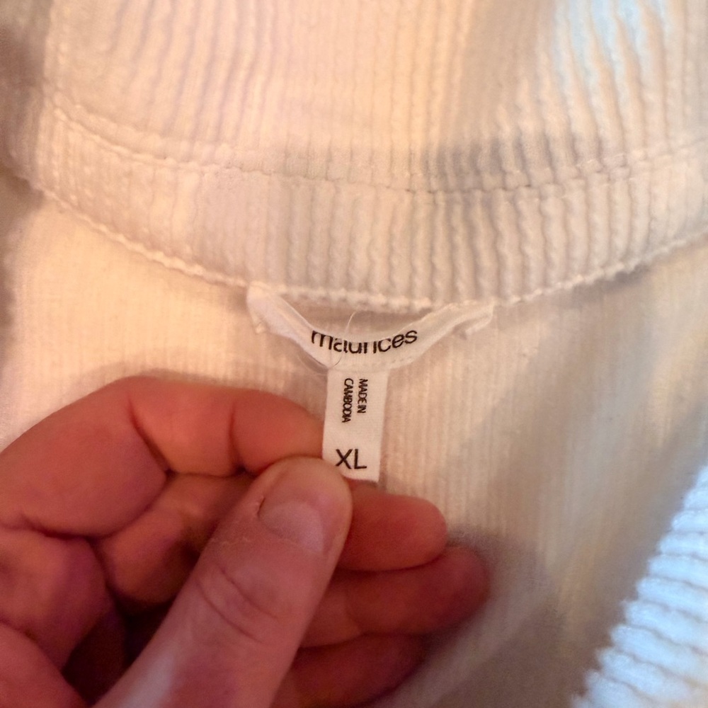 White Maurices Button-Up Shacket - image 3